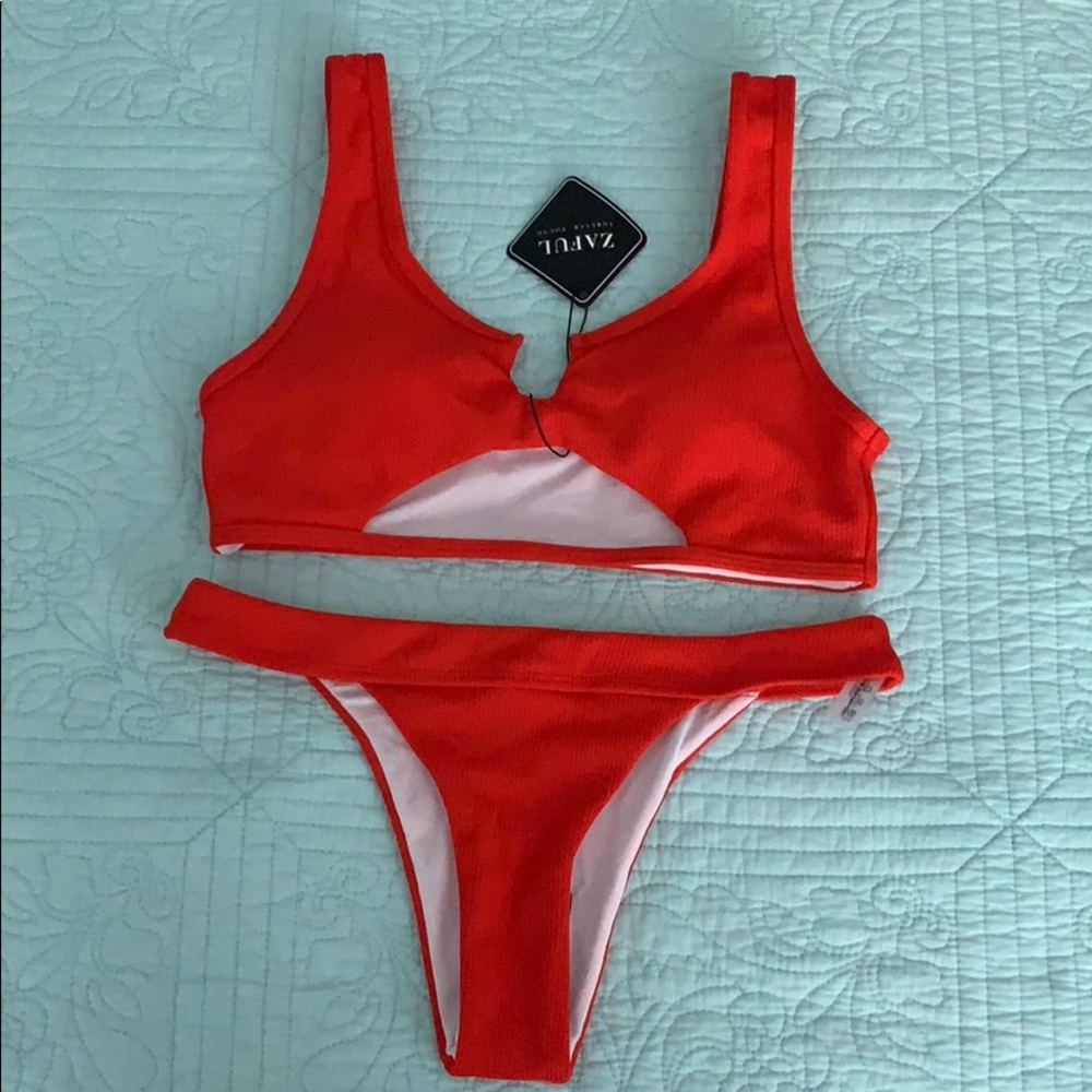 Red Orange Bikini